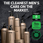 HygieneLab Men's Hair Gel - EWG Verified, Strong Hold, Matte Finish, Weightless Texture, Sandalwood Scent, Non-Toxic Clean Formula, Suitable for All Hair Types