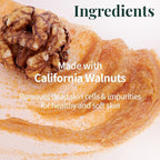 PLU Korean Walnut Body Scrub Pink Floral with Manuka Honey - Exfoliating & Moisturizing & Firming Glow - for Acne, Cellulite, Stretch Marks, Spider Veins, Fresh & Elegance Rose Scent 6.76 oz.