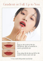 I'M MEME Color Key Ring Velvet Lip Tint - 06 Berry Pink | Long Lasting Lip Stain, Matte Finish, Smooth Texture, Kbeauty, Cute Korean Makeup, Compact, Portable Keychain, Travel-Friendly, Gift, 2.8g