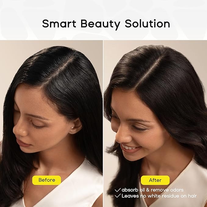 HALOVIDA Dry Shampoo for Women, Dry Shampoo Spray for Dark Hair Leaves No White Residue, Absorb Oils, Volumizing & Refresh Hair for 72 Hours, 5.07 Fl Oz (Pack of 4)