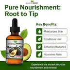 Mayan's Secret - Avocado Oil For Hair and Skin - Natural Dry Skin Face Moisturizer - Collagen Boosting for Aging Skin Combat Fine Lines and Wrinkles