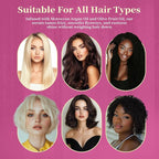 NP NATURES PHILOSOPHY Moroccan Oil Hair Products, Organic Moroccan Argan Oil Hair Serum, Anti-Frizz, Hydrating & Repairing Oil for Damaged Hair, Split Ends, Natural Shine for All Hair Types - 2 Pack