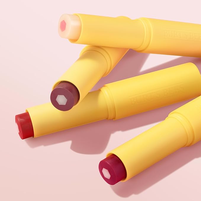 Burt's Bees Boosted Lip Balm Sheer Plus; Vitamin Lip Balm, Nourishing Vitamin C, E, and F Core; 24 Hour Moisture; Tint Free, Semi Glossy Finish; 100% Natural Origin; 1 Tube; 0.16 Oz.