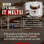 Organic Beef Tallow for Skin - 4 OZ (Pack of 3) — Grass Fed Beef Tallow for face + Body — US-Made Whipped Tallow and Honey Balm Moisturizer for Dry and Sensitive Skin, Eczema, Rosacea (No Additives)