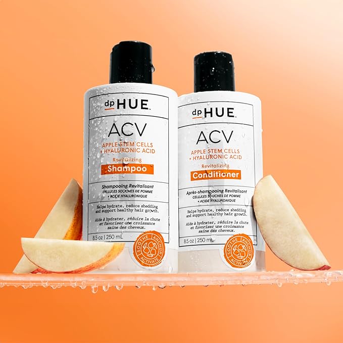 dpHUE ACV Revitalizing Shampoo - 8.5 oz - Helps Support Healthy Hair Growth - With Apple Cider Vinegar & Hyaluronic Acid - Vegan & Color Safe