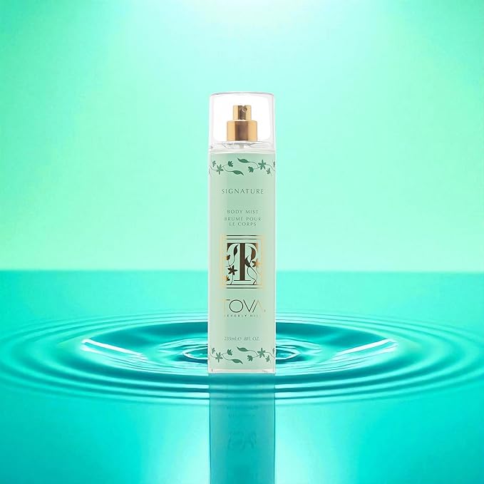 Tova Signature Body Mist – Fresh Floral Perfume Mist for Women – Long-Lasting Body Spray with Jasmine, Bergamot & Sandalwood – Timeless Scent with Lavender & Musk – USA-Made & Cruelty-Free – 8.0 fl oz