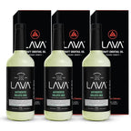 (3 Pack) LAVA Premium Authentic Mojito Mix, Made with Real Lime Juice, Mojito Mint, Spearmint, Demerara, Cane Sugar, Refreshing Rum Mojito Mixer. Ready to Use. 1-Liter (33.8oz) Glass Bottle