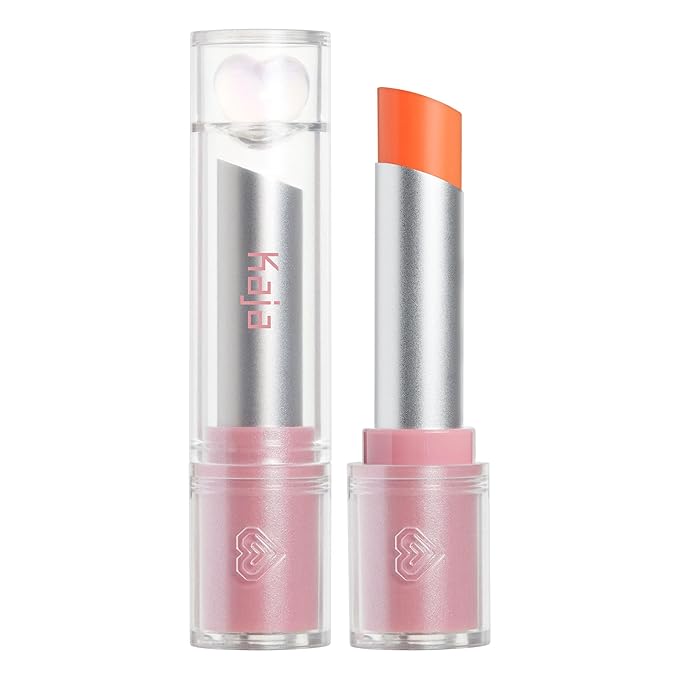 Kaja Juicy Glass Lip Balm | Plumping Lip Gloss Hydrating Lip Balm, Korean Beauty Tinted Lip Care, Moisturizing Lip Products, Nourishing Lip Moisturizer, Radiant Glow | Peach Mimosa, 0.15 oz