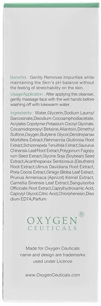 OxygenCeuticals Purifying Foaming Wash – pH 5.0 Low Acidic Gel Cleanser, Mild & Refreshing Face Wash with Botanical Extracts Suitable for Daily Use. 3.38 fl.oz (100ml)