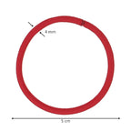 216-Piece Hair Ties, 4mm Hair Elastics Shades Of Pink Colors Value Pack, No Metal Hair Bands for Women, Durable Ponytail Holders For Thick Hair, Curly Hair and All Hair Types