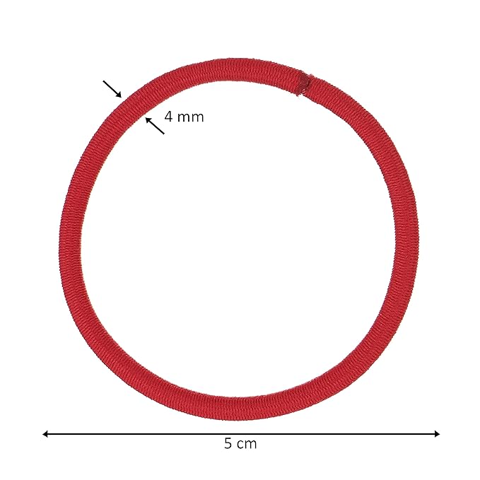 216-Piece Hair Ties, 4mm Hair Elastics Shades Of Pink Colors Value Pack, No Metal Hair Bands for Women, Durable Ponytail Holders For Thick Hair, Curly Hair and All Hair Types