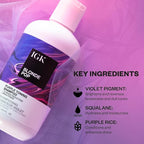 IGK Blonde Pop Shampoo + Conditioner Set | Purple Toning + Brighten + Neutralize Brass | Vegan + Cruelty Free | 8 oz (Set of 2)