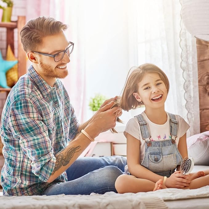 100 Pcs Thick Seamless Tan Hair Ties, Ponytail Holders Hair Accessories No Damage for Thick Hair Christmas Gift(Light Blonde Colors)