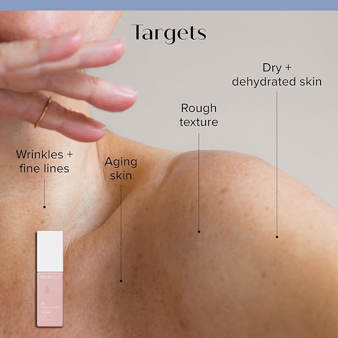 Medix 5.5 Hyaluronic Acid Body Cream Moisturizer Lotion + 3% Concentrated Hyaluronic Acid Body Serum & Body Booster | 2PC Hydrating Skin Care Set