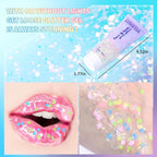 DAGEDA Rainbow Body Glitter Gel, Face Glitter for Pride Day Makeup Sequins Shimmer Eyeshadow, Chunky Glitter for Face Hair, Holographic Cosmetic Laser Powder Festival Glitter Makeup1.7oz (Candy Color)