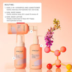 Evereden Kids Shampoo and Conditioner 2-in-1: Cool Peach, 8.5 fl oz. | Clean, Vegan, & Gentle Care for Kids | Toddler Shampoo and Conditioner for Healthy Scalp & Hair | Age 4+