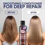 Moerie Ultimate Hair Growth Conditioner – For Longer, Thicker, Fuller Hair - Vegan Friendly Volumizing Hair Products – Paraben & Silicone Free – All Hair Types – Reverse Hair Loss – Double Set