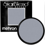 Mehron Makeup StarBlend Cake Makeup | Wet/Dry Pressed Powder | Powder Foundation | Monster Grey Face Paint & Body Paint 2 oz (56g)