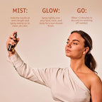 Face Tan Mist - Self Tanning Mist, Waterproof, Effortless and Natural Looking, Gradual Sun Kissed Glow, Suitable for Face and Body, Hydrating Moisturiser with Vitamin C and Vitamin E