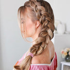 100 Pcs Thick Seamless Hair Ties, Ponytail Holders Hair Accessories No Damage for Thick Hair Christmas Gift(Candy Colors)