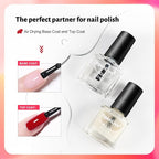 12 PCS Pink Nail Polish Set With 10 Colour Combo, 2 PCS Base and Top Coat, Fast Drying Long Lasting Nail Polish for Holiday Gift Giving