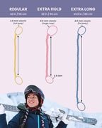 Rip Tie 24" x 3mm Extra Hold Soft Hair Tie for Women, 3 Pack Multicolor – Tangle Free Ponytail Holders – Prevents Hair Damage – Ideal for Activities like Surfing, Exercising, Running, and More