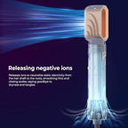 6 in ONE Blow Dryer Brush,Air Curling Iron Round Brush Blow Dryer 800W,Ionic Hair Dryer Brush for Women, Hot Air Brush Hair Styling Tools 100-120V