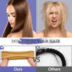 50Pcs Hair Ties for Women Girls,Cotton Seamless Hair Ties, Soft Ponytail Holders,No Crease No Damage Elastics Hair Bands with Box for Thick Heavy and Curly Hair (Camel+Grey)