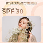 16pc Beginner Mineral Makeup STARTER KIT with 10 BRUSH SET (5gm) Sample Size Foundation, Primer, Blush, Bronzer, Setting Powder for Learning, Occasional Use & First Time Users, Travel Size Kit (Warm)