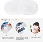 18 Packs Steam Eye Mask for Dry Eyes Dark Circles and Puffiness Tired Eyes, Disposable Self Heating Eye Mask for Stress Relief Relief Eye Fatigue