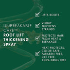 Nexxus Root Lift Thickening Spray Unbreakable Care with ProteinFusion Blend of Biotin, Keratin & Collagen Amino Acids, 6 oz