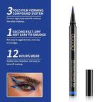 docolor Waterproof Eyeliner Pen Super Slim Liquid Precise All Day Eye Liner Gel Blue