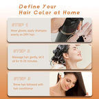 Blonde Brown Hair Dye Shampoo, Semi-Permanent Brown Hair Dye, Works in Minutes, Instant Hair Color Shampoo for Women Men, Champu para Pintar el Cabello, Champu Para Canas, Blonde Dye 16.90 Fl Oz