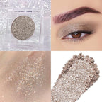 Taupe Gray Brown Monochrome Shimmer Eyeshadow Palette Makeup,Long Lasting Naturing-Looking Lightweight Glitter Single Eyeshadow,Neutral Powde Eye Shadow for Older Women