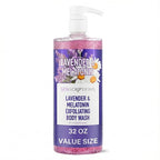 SpaScriptions Lavender & Melatonin Exfoliating Body Wash – 32 fl oz