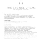 Biba De Sousa, The Eye Gel Cream- Anti-Aging Formula for Wrinkles and Puffiness - Hydrating, Firming & Rejuvenating Eye Treatment (0.5 oz)