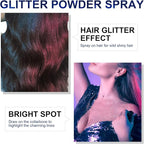 Body Glitter Spray, Perfect Body Glitter for Music Festival Stage Makeup and Festival Rave Highlighter Makeup. (1 Pcs)