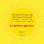 Jergens Natural Glow Instant Sun Body Mousse, Self Tanner for Light Bronze Tan, Sunless Tanning Body Bronzer for Natural Looking Color Instantly, 6 Oz