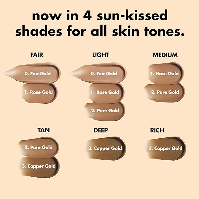 e.l.f. SKIN Bronzing Drops, Liquid Bronzer For Face & Skin, Creates A Sun-Kissed Glow, Infused With Vitamin E, Vegan & Cruelty-Free, Pure Gold