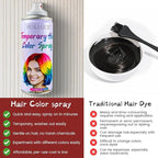Red Hair Spray Color Temporary, Hair Color Spray 1-Day Hair Dye Colored for Kids Women Men, Hair Wax Color Washable, Hair Paint Halloween Fast-Drying 4.06 Fl Oz