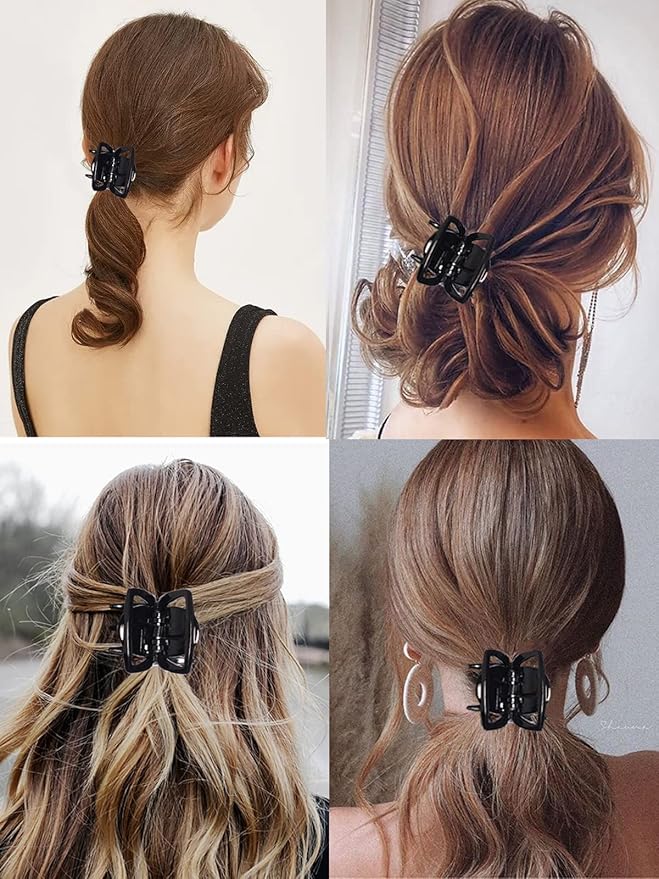 4 Pieces Hair Claw Clips,Morhom Big Size Hair Claws 2.0 Inch Hair Jaw Clip for Women Girls Thick or Medium Hair