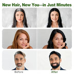 Limer Hair Dye Shampoo Natural Black, 3 in 1 Hair Color for Gray Coverage Men and Women, Herbal Ingredients Natural Shampoo Para Pintar el Cabello, Semi-Permanent Champu Para Canas(15.55fl oz/460ml)