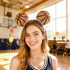 Game Day Fans Headbands for Women&Men, Glitter Ball Sports Hairbands, Sports Themed Hair Accessory, Team Party Favor