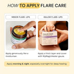 MyMagicHealer Thyme & Tea Tree Flare Care | Ingrown Hair, Razor Bumps, Blind Pimples, Bartholin, Pilonidal Cysts | Folliculitis Cure | Piercing Care w/Egg Yolk Extract & Tea Tree 4 oz