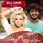 Curly Hair Shampoo and Conditioner Set - For Defining Wavy, Permed, Frizzy, Fine and Black Curls - Moisturizing, Sulfate Free Formula for Women and Men - Products are Safe for Color Treated Locks