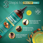 Natural Riches Moroccan Argan Oil for Hair Treatment with Linseed Extract – Smooths Frizz, Detangles, Conditions & Boosts Shine – Deep Hydration for Dry, Damaged, Curly & Color-Treated Hair – 8 fl oz