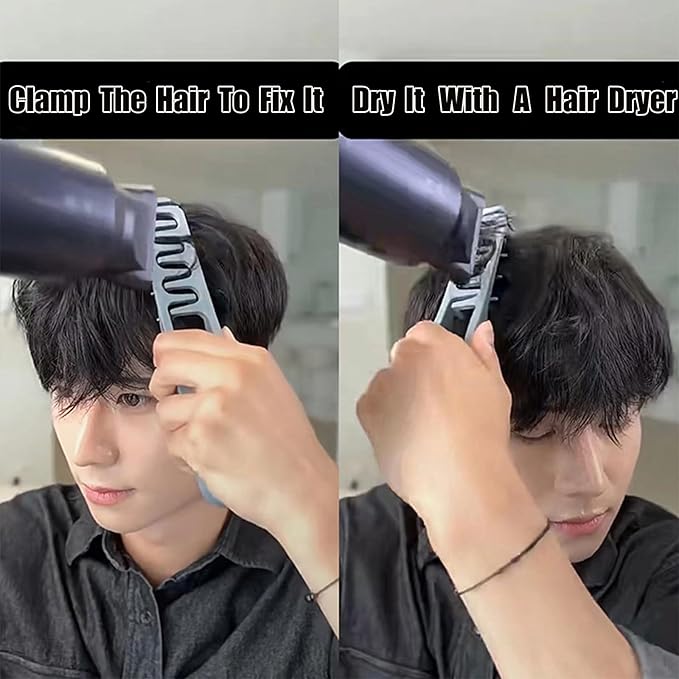 Texture Comb, 2025 Upgrade Volumizing Wide Tooth Hair Styling Comb, Men's Fluffy Texture Hair Styling Appliances