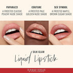 Runway Rogue Silk Glam Liquid Lipstick Lip Trio, Long Wear Frosted Liquid Lipstick Pack, (‘Paparazzi’, ‘Couture’, ‘Sex Symbol’)
