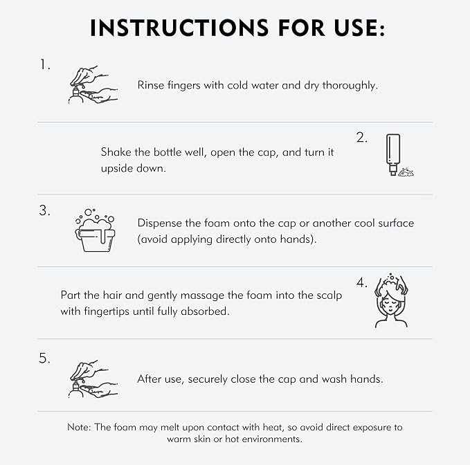 0.9% KX-826 KINTOR Hair Growth Products Foam, DHT Blocker for Men & Women Hair Regrowth, 300ml Pro