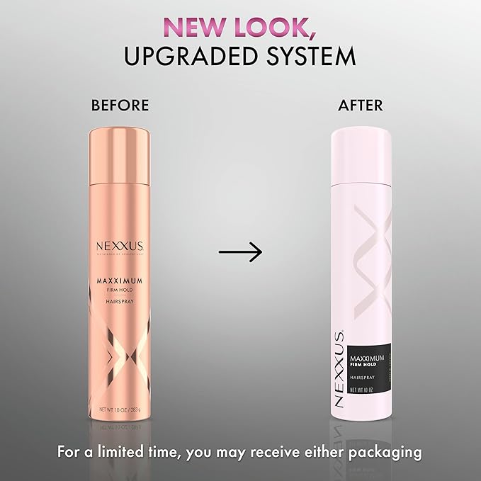 Nexxus Styling Spray Maxximum Finish Firm Hold Hairspray Powered by STYLEPROTECT Technology 10 oz